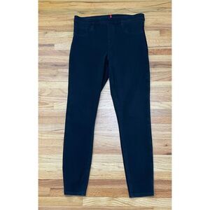 Spanx Jean-ish Women's Jeggings Large Jeans Ankle Pull-On 5-Pocket Cotton Black